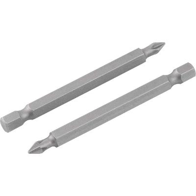 Bits Ponteira Philips 1/4  N.1 3/16x75mm Aço S2 Com 2 Peças 