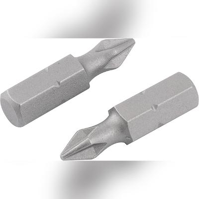 Bits Ponteira Philips 1/4  N.1 3/16x25mm Aço S2 Com 2 Peças 