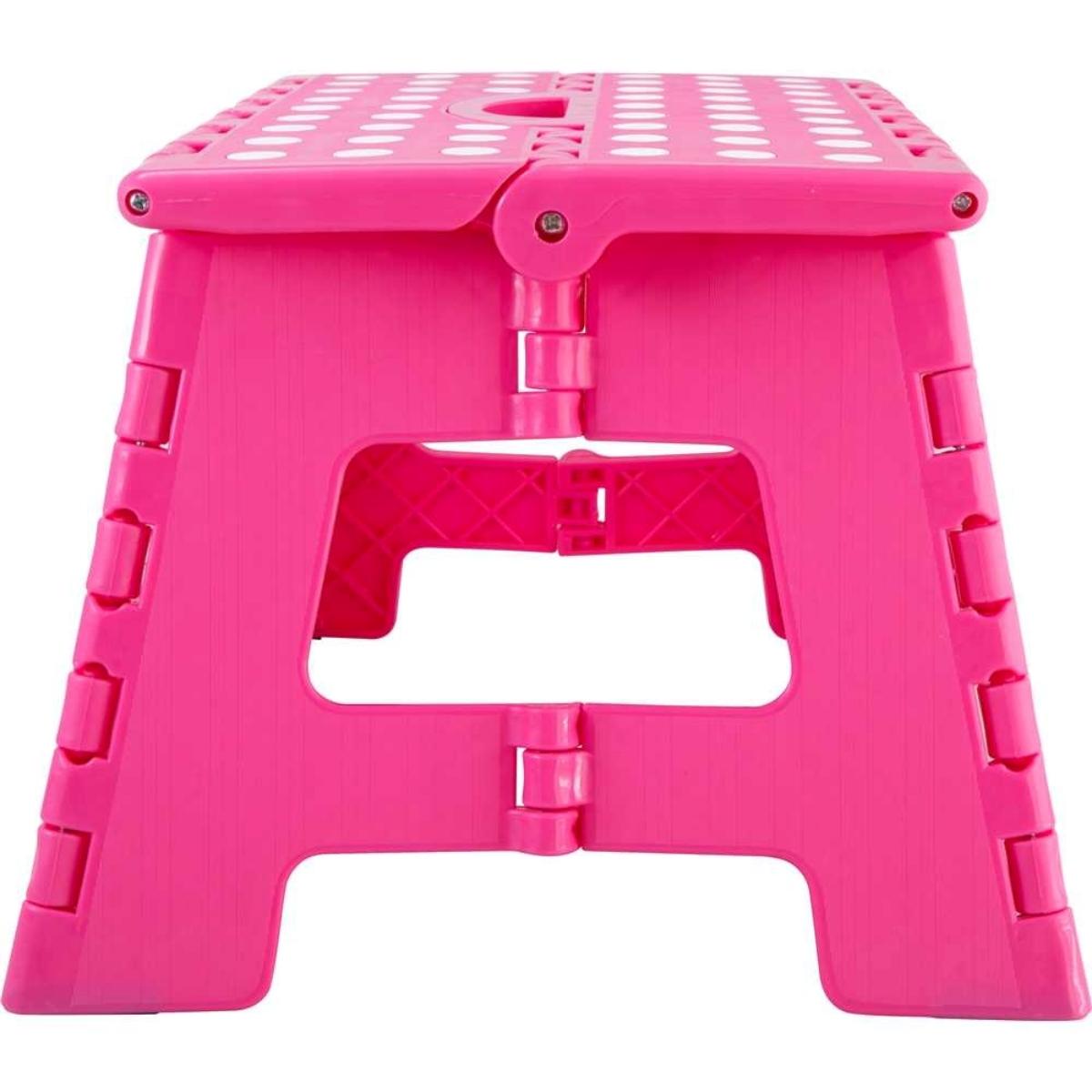Banqueta Plástica Dobrável Rosa 220mm Vonder - 3