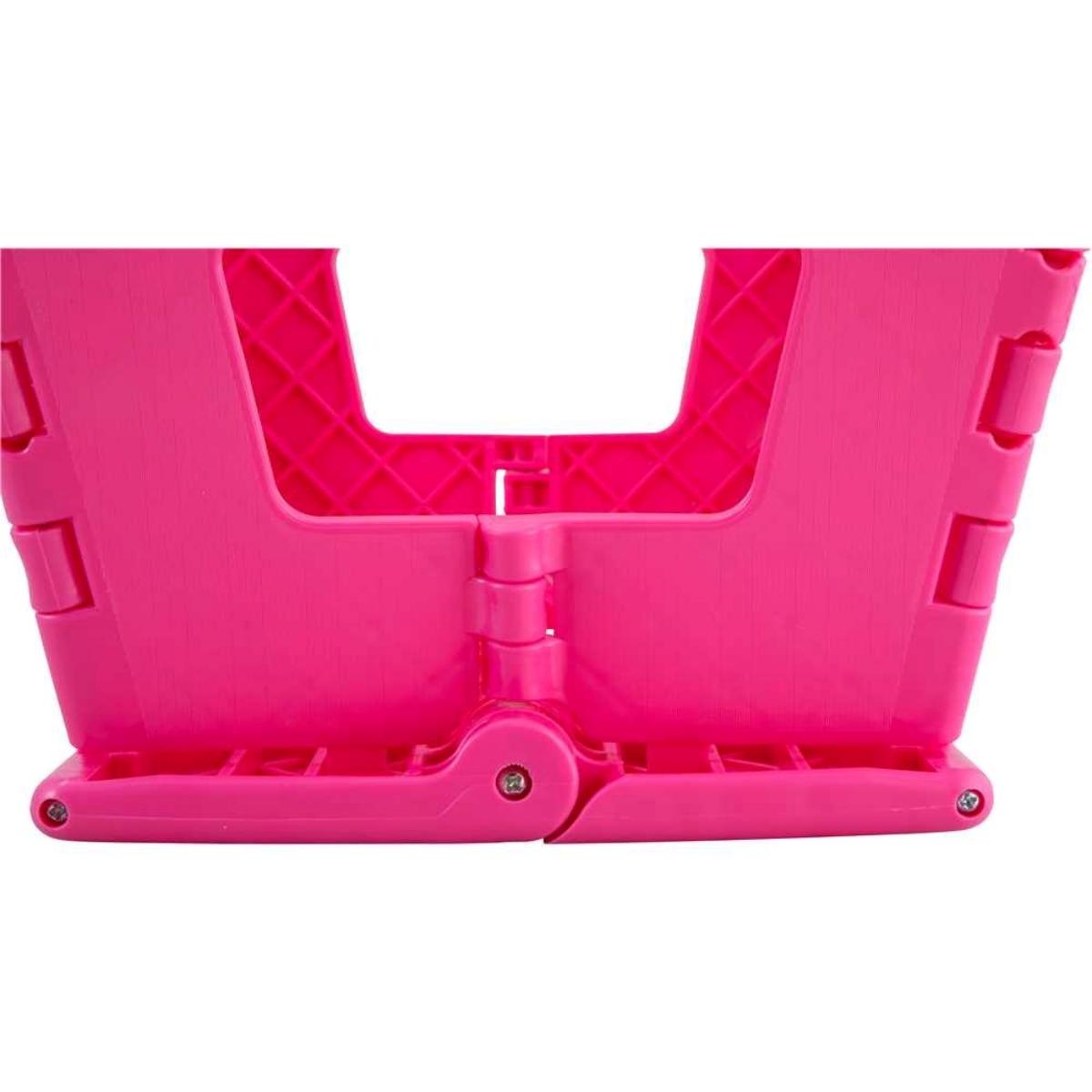 Banqueta Plástica Dobrável Rosa 220mm Vonder - 6