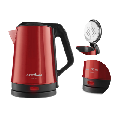 Chaleira Elétrica 1.9L BCH12V Britânia Vermelha 220V
