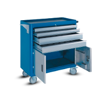 Carro para ferramentas com 4 Gavetas e 2 Portas 156B CMB - 3