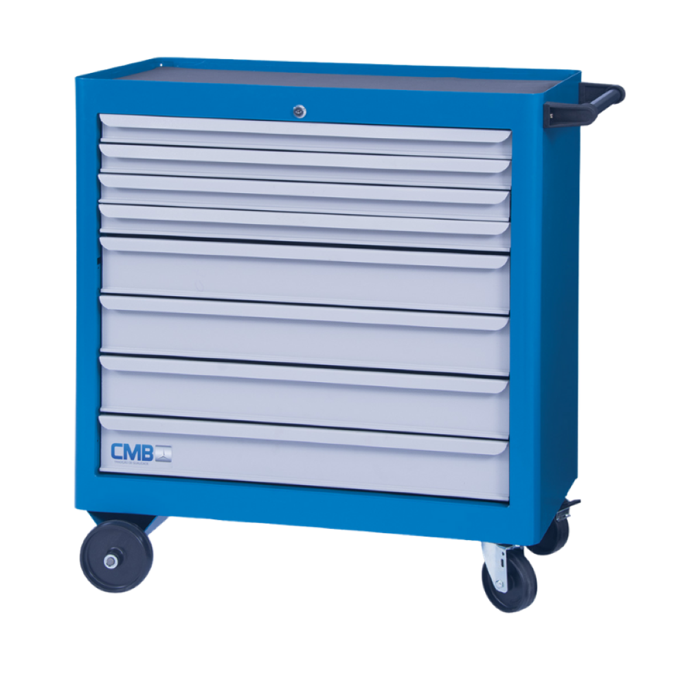 Carro para ferramentas com 1 Bandeja e 8 Gavetas CMB861 CMB - 3
