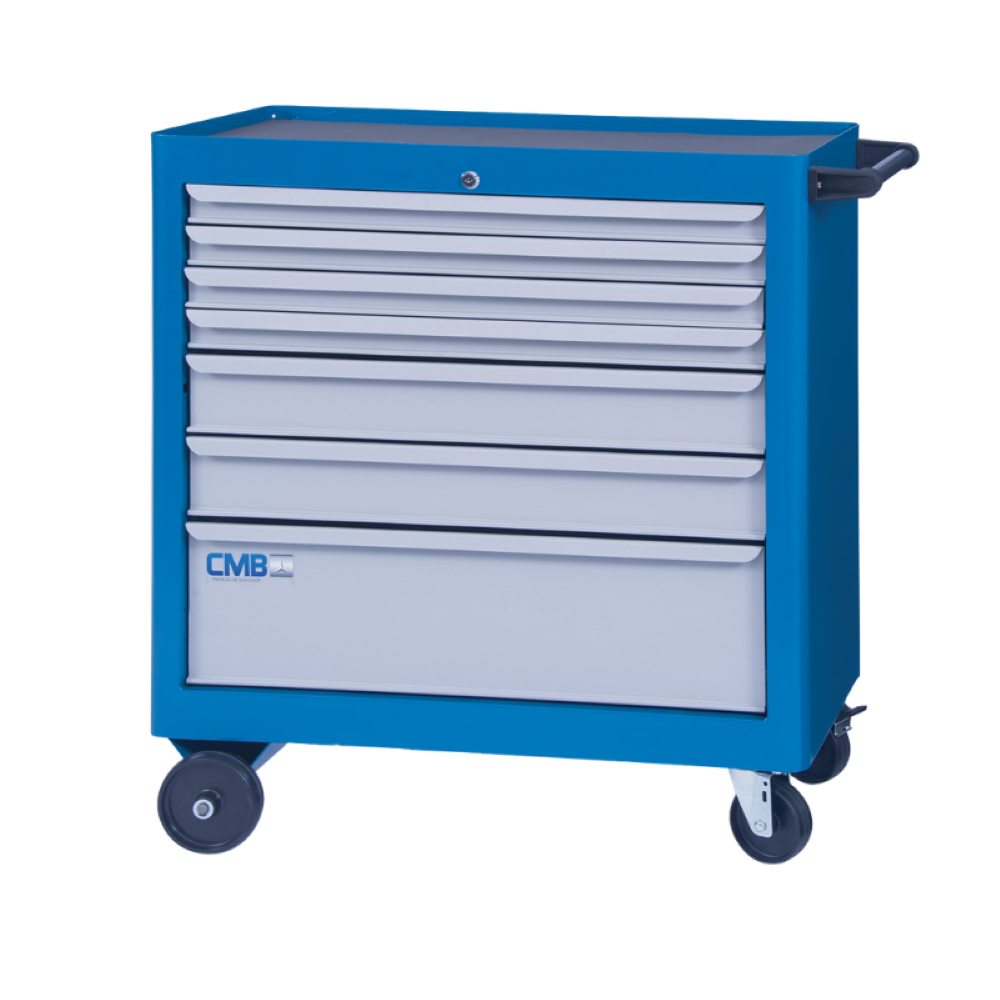 Carro para ferramentas com 1 Bandeja e 7 Gavetas CMB863 CMB - 3