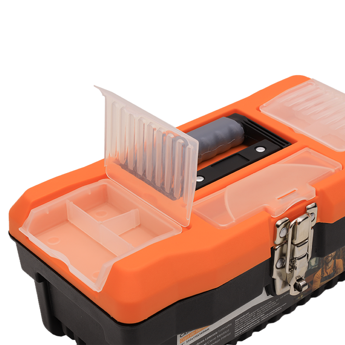 Caixa Plástica para Ferramentas com Organizadores 13" Presto - 4