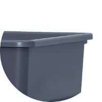 Caixa Organizadora 20 Litros Cinza Grafite Presto Multiuso Armazenamento e Organização sem Tampa - 2