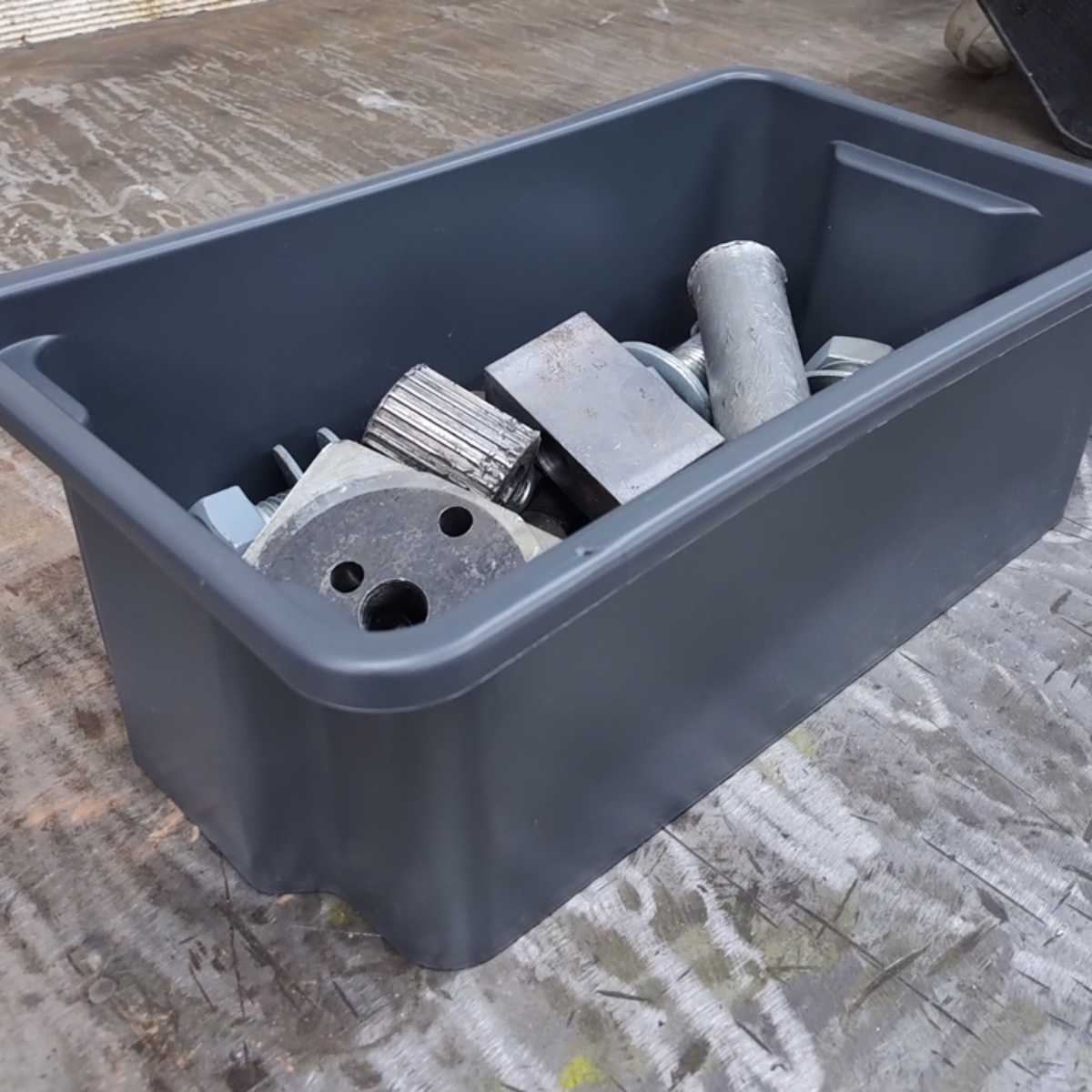 Caixa Organizadora 09 Litros Cinza Grafite Presto - 2