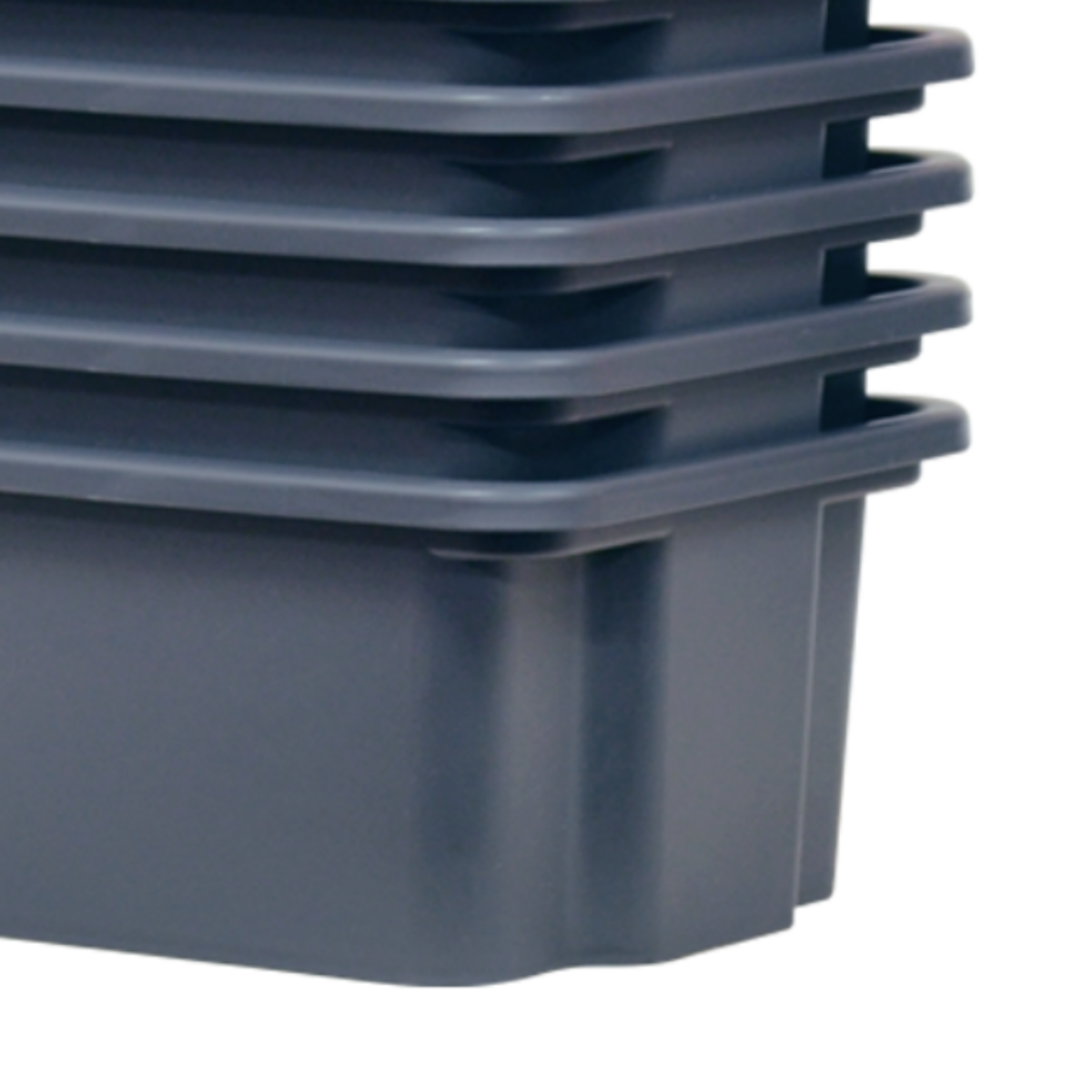 Caixa Organizadora 09 Litros Cinza Grafite Presto - 5