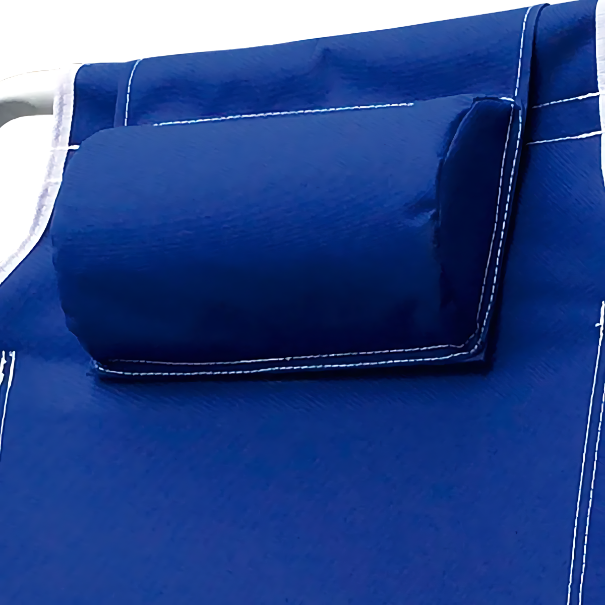 Cadeira de Praia Reclinável 5 Posições Kala Alumínio Poliéster Azul Bolsa Térmica Porta-Objetos - 8
