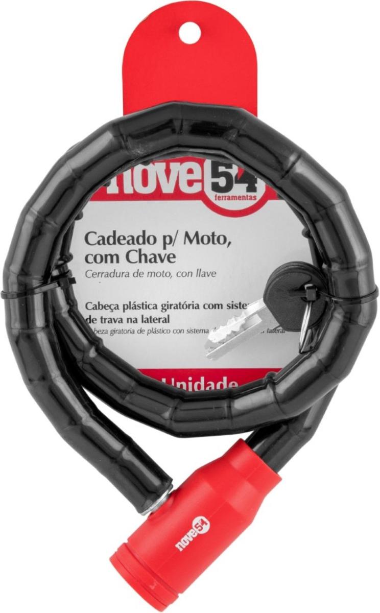 Cadeado para Moto 80 cm com Chave Nove54 - 4