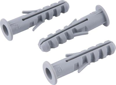 Bucha plástica 10x50mm com anel com 250 peças Vonder