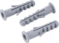 Bucha plástica 10x50mm com anel com 250 peças Vonder - 1