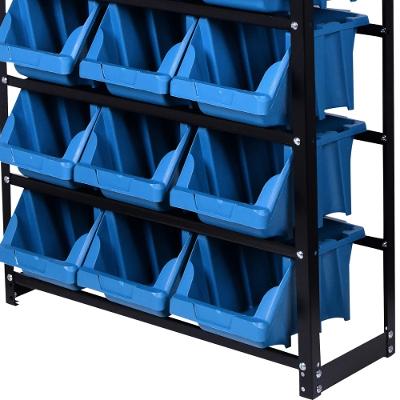 Estante Gaveteiro Metálica N7 150x75x33,5 21pçs Azul Worker
