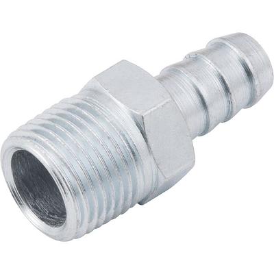 Espigão Fixo Macho Para Mangueira 3/8  Rosca 3/8  Npt Aço Zi