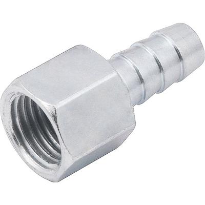 Espigão Fixo Fêmea Para Mangueira 5/16  Rosca 1/4  Npt Aço Z