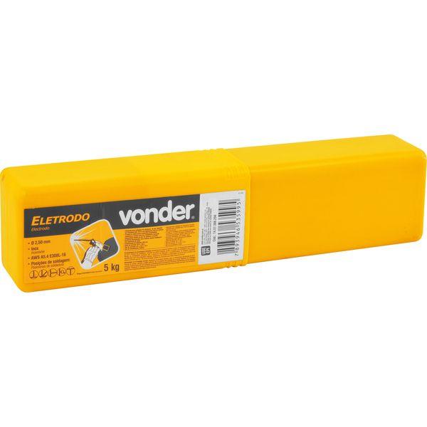 Eletrodo Inox Aws E308L 2,50mm com 5,0 kg Vonder - 2