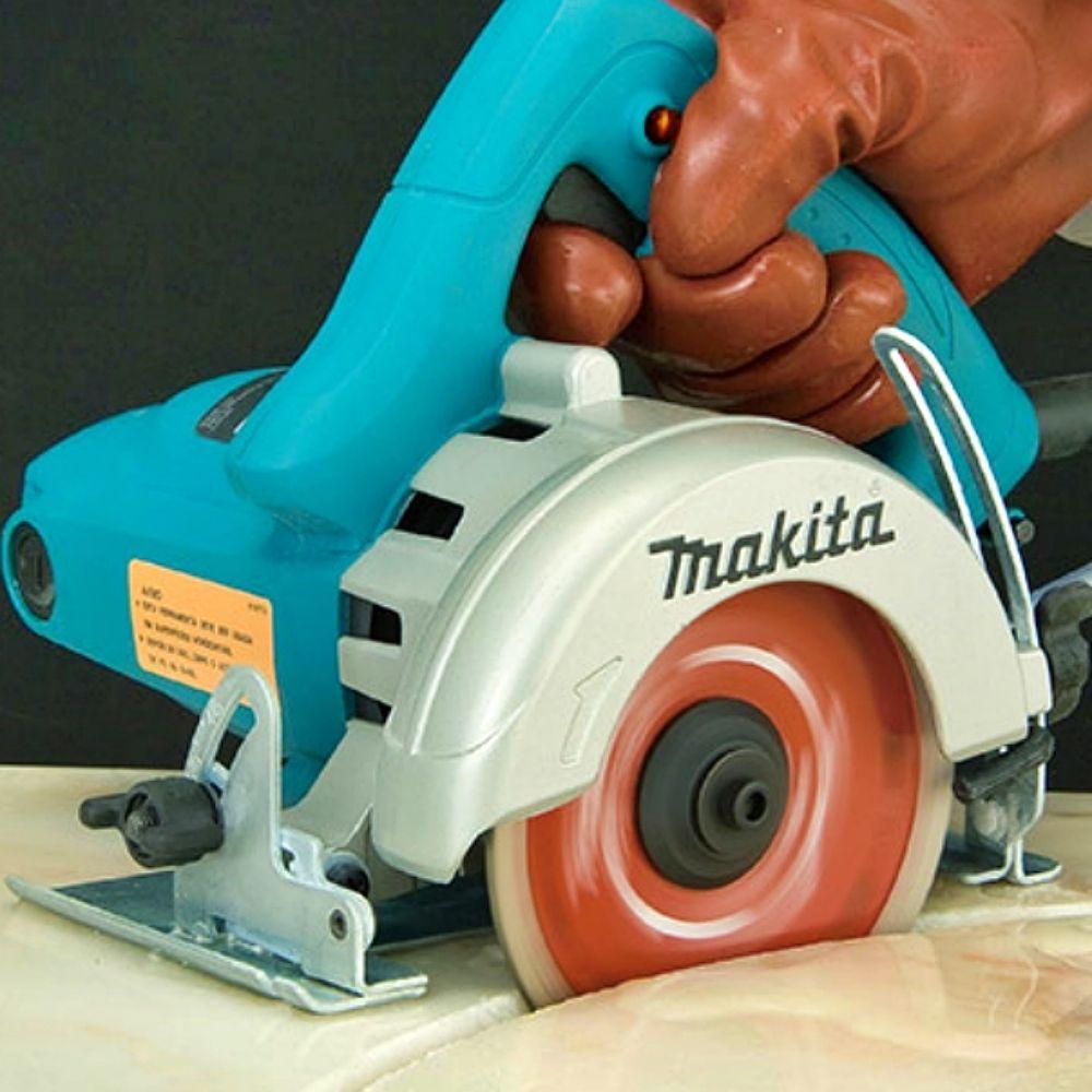 Serra Mármore 125mm 1450W 12200 RPM Industrial com Mangueira Cano Agua Chave 4100NH2 127 Makita - 6