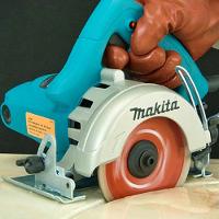 Serra Mármore 125mm 1450W 12200 RPM Industrial com Mangueira Cano Agua Chave 4100NH2 127 Makita - 6