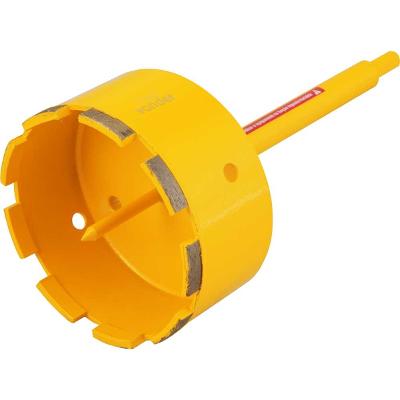 Serra copo diamantada 110mm com haste e pino guia  - Vonder