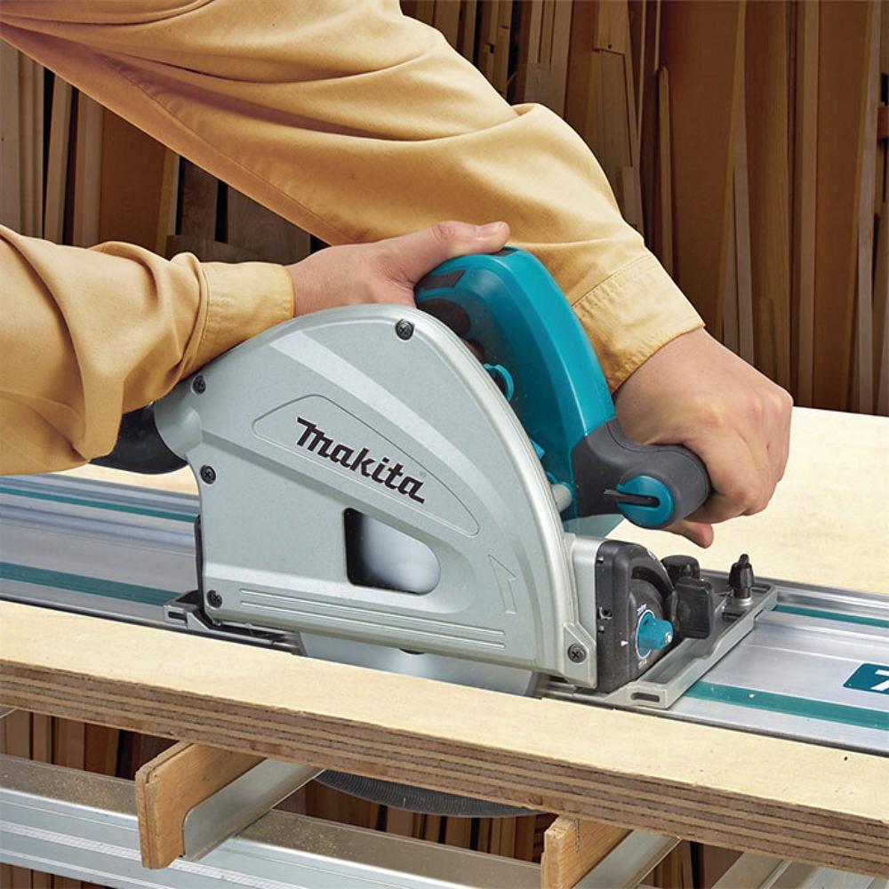 Serra Circular 165mm 6-1/2'' 1300W 6400 RPM Madeira Adaptável Coletor Pó SP600 220V Makita - 5