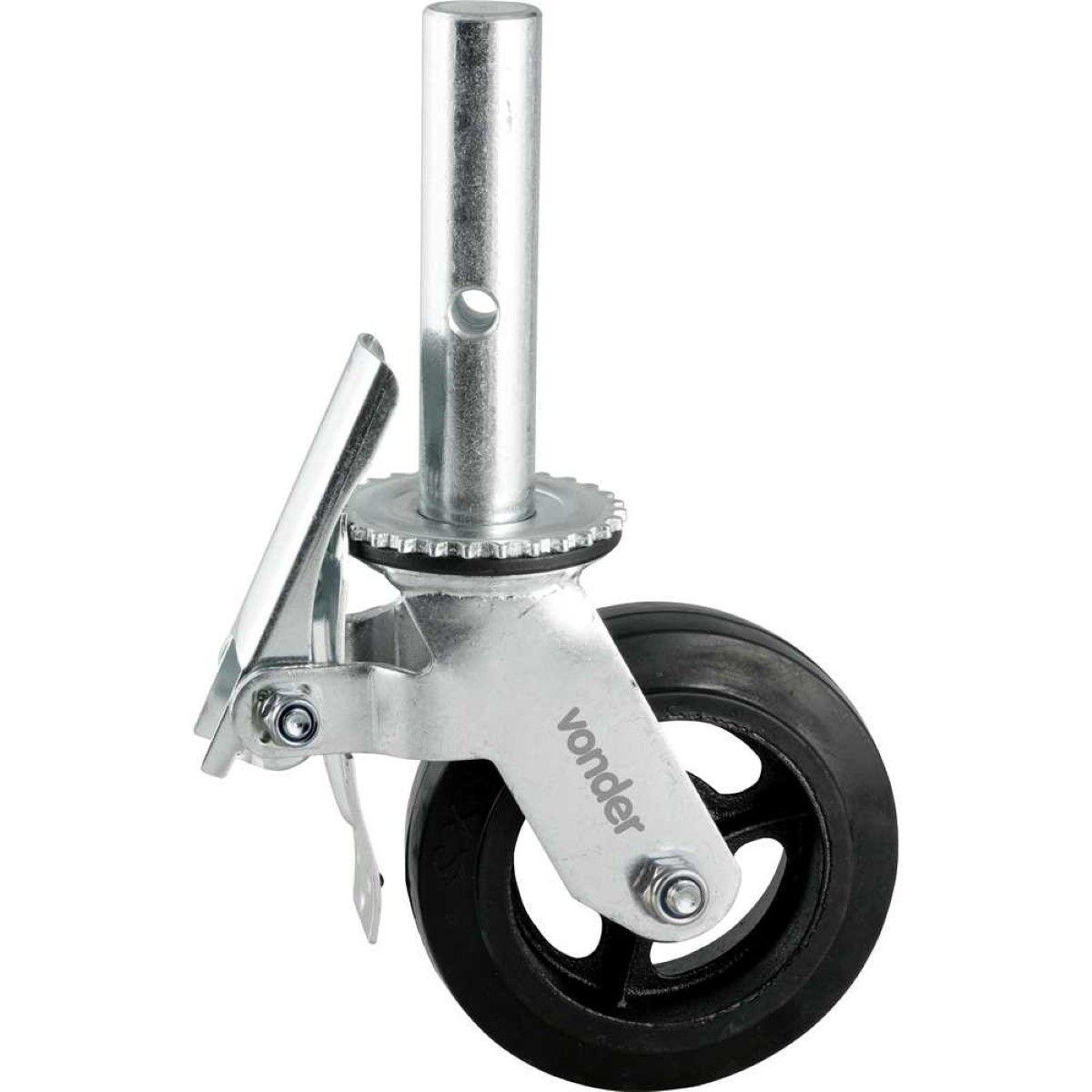 Rodizio GiratOrio 6'' Borracha Para Andaime Vonder - 2