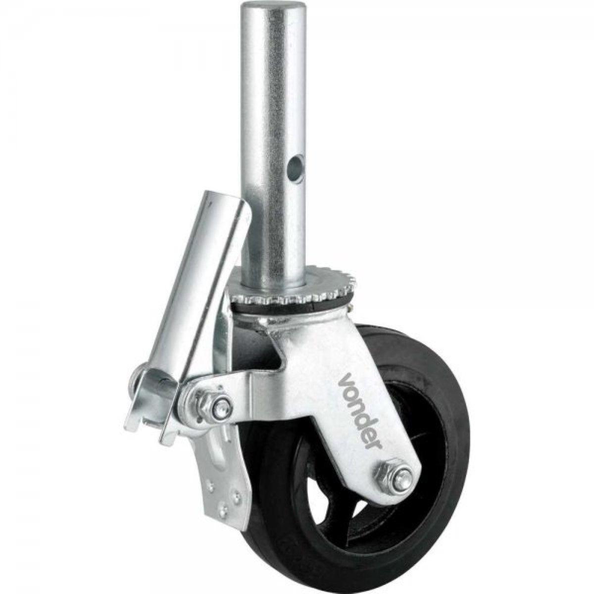 Rodizio GiratOrio 6'' Borracha Para Andaime Vonder - 3