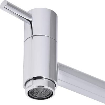 Torneira Para Cozinha Bica Alta Mesa Aço Inox Abertura Rápida 90Gr C60 Classic Liege