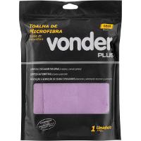 Toalha 40X60Cm 400Gsm Microfibra Roxa Vonder Plus - 10