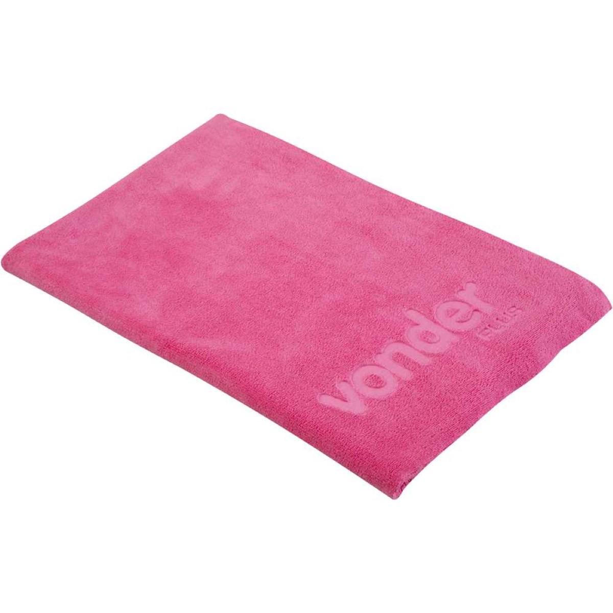 Toalha 40X60Cm 400Gsm Microfibra Rosa Vonder Plus - 3