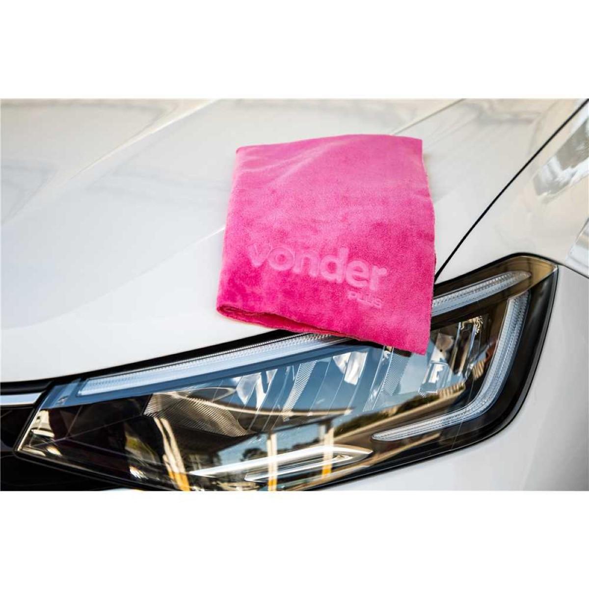 Toalha 40X60Cm 400Gsm Microfibra Rosa Vonder Plus - 7