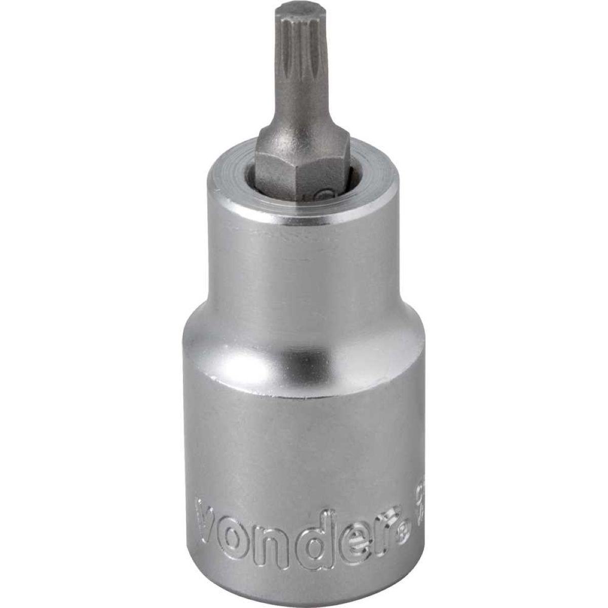 Soquete Multidentado Encaixe 1/2'' 5mm Curto CRV Vonder - 4