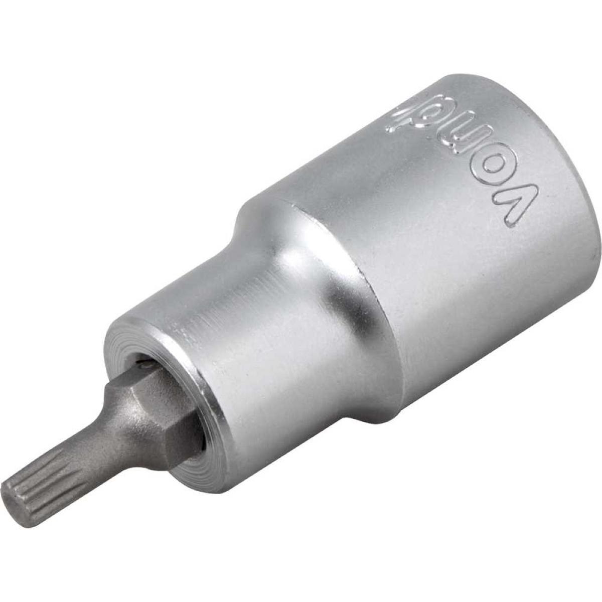 Soquete Multidentado Encaixe 1/2'' 5mm Curto CRV Vonder - 6