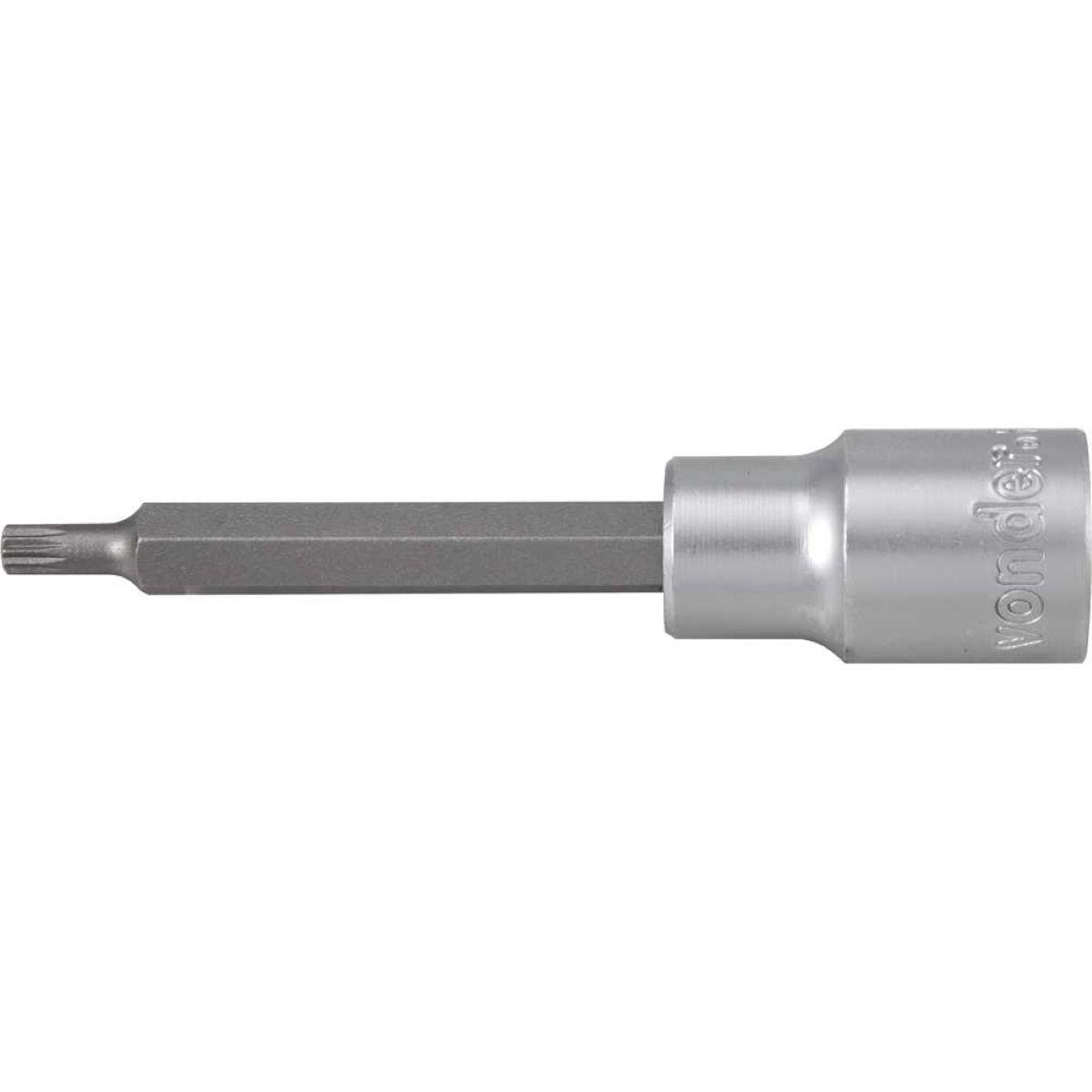 Soquete Multidentado Encaixe 1/2'' 5mm Longo CRV Vonder - 3