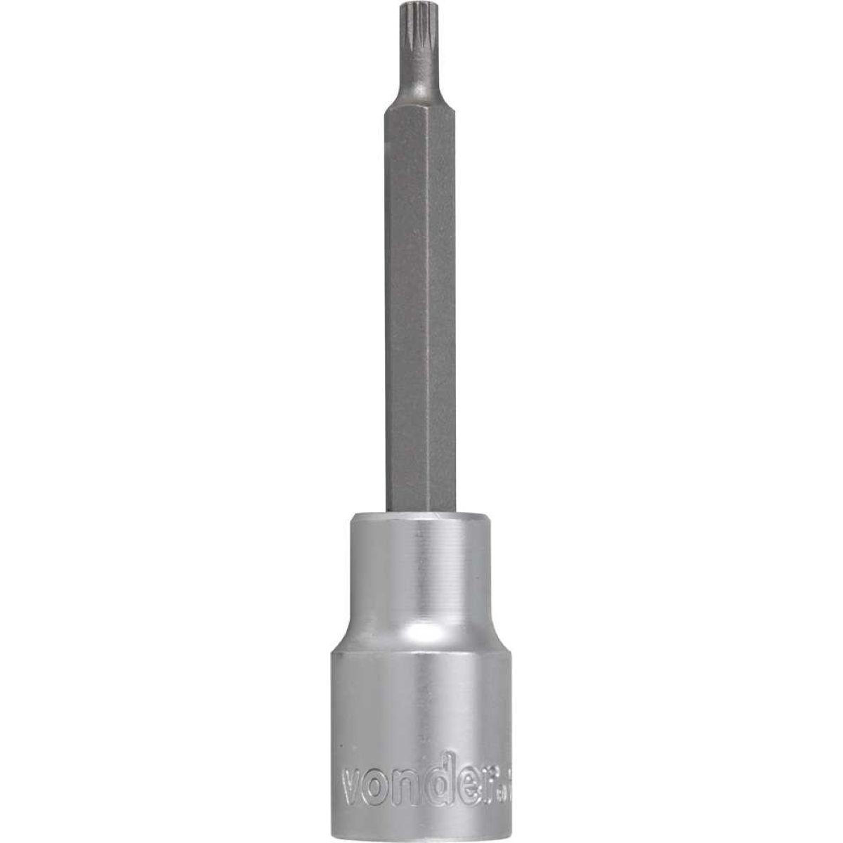 Soquete Multidentado Encaixe 1/2'' 5mm Longo CRV Vonder - 4