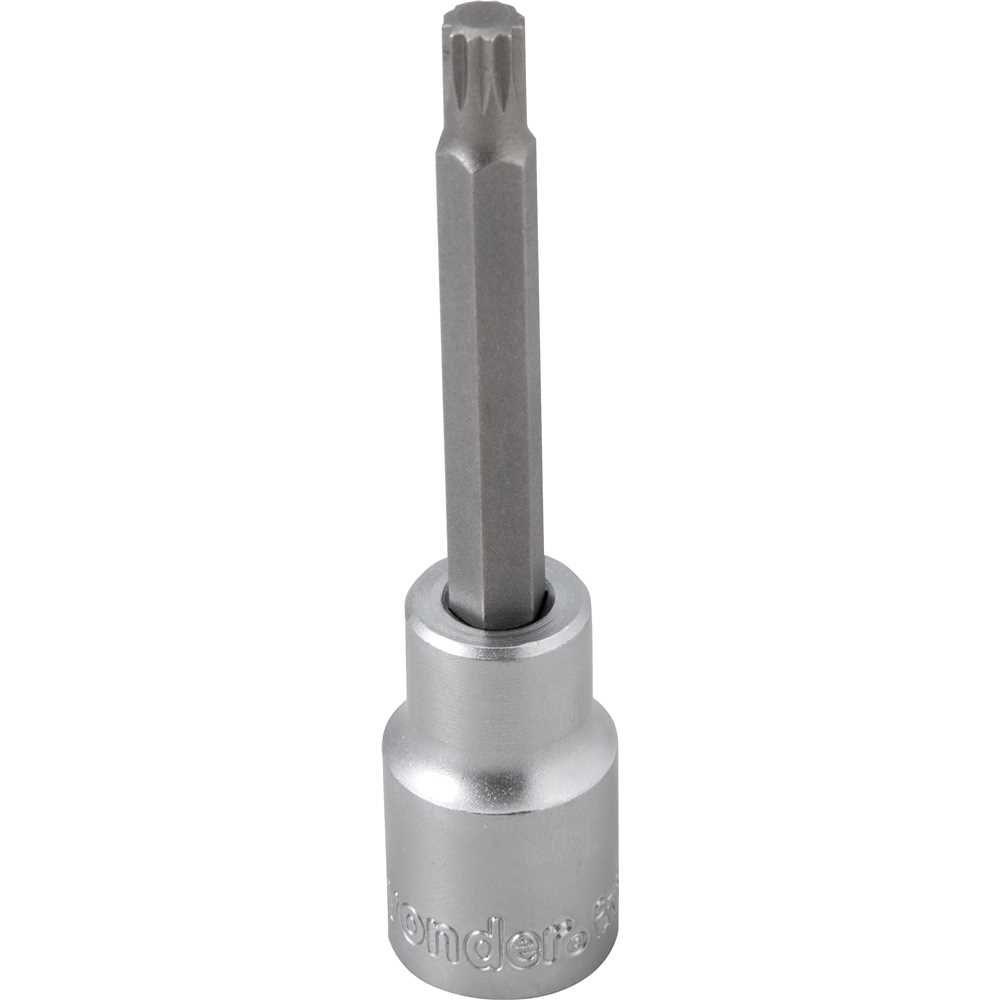 Soquete Multidentado Encaixe 1/2'' 8mm Longo CRV Vonder - 4