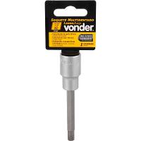 Soquete Multidentado Encaixe 1/2'' 8mm Longo CRV Vonder - 2
