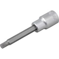 Soquete Multidentado Encaixe 1/2'' 8mm Longo CRV Vonder - 6