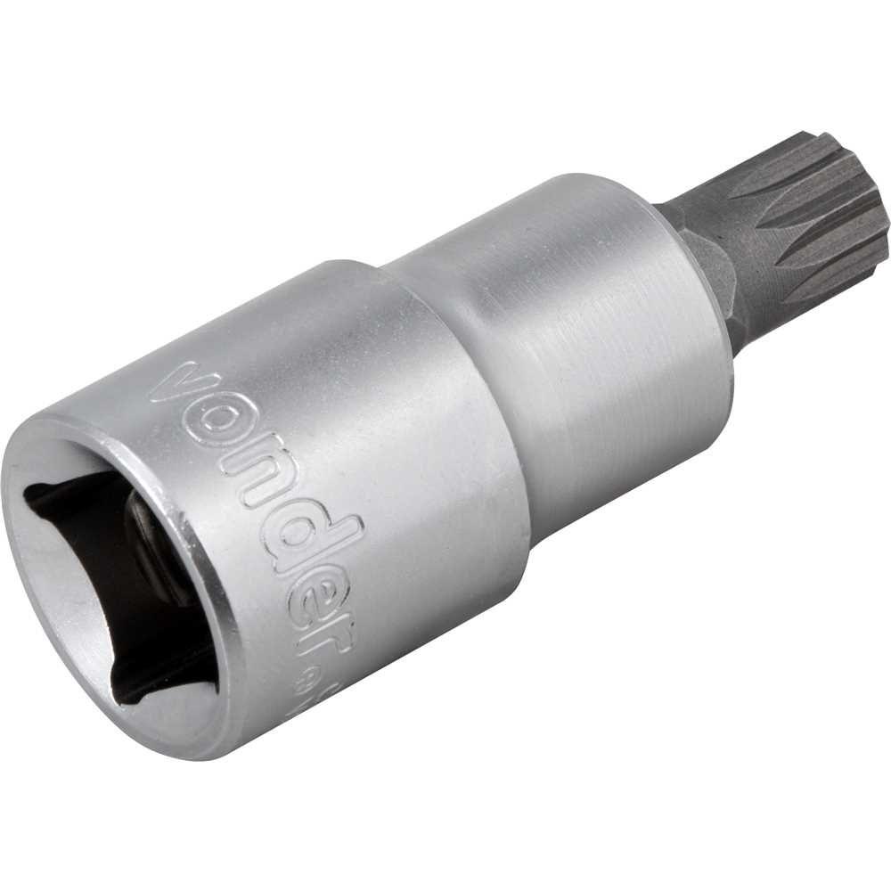 Soquete Multidentado Encaixe 1/2'' M10 15mm Curto CRV Vonder - 6