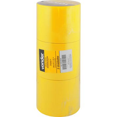 Fita Demarcação Adesiva 100x30m Amarela Vonder