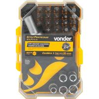 Jogo Bits/Ponteira Crv com 32 peças Enc 1/4 Vonder - 3