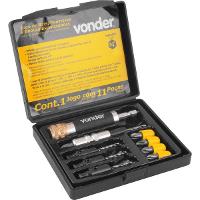 Jogo Bits/Ponteira Escariadores c/ 11 peças Enc 1/4 Vonder - 4