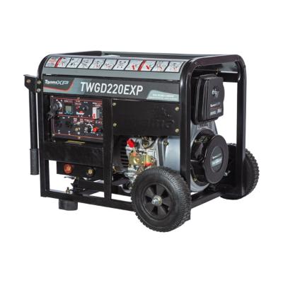 Gerador Solda Toyama TWDG220EXP 4000W 220V 50-220A Diesel AVR Motor TDE140EXP