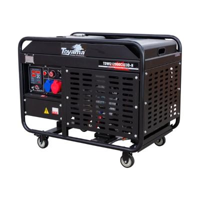 Gerador Diesel Trifásico Toyama TDWG12000CXE3D-N 220V 12.5kVA 19.4HP com AVR 26L