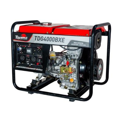 Gerador Diesel Toyama TDG4000BXE 3300W 3.3kW Bivolt 11.6L Partida Elétrica