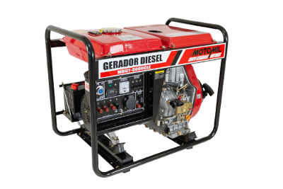 Gerador Diesel 5 KVA Trifásico 220/110 MDGT-5000CLE Motomil