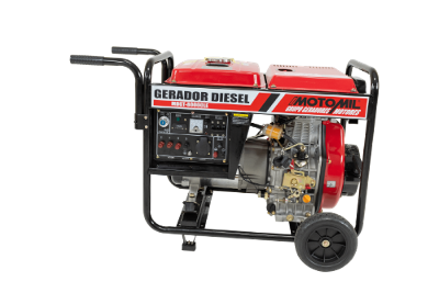 Gerador Diesel 7,5 KVA Trifásico 380V MDGT-8000CLE Motomil