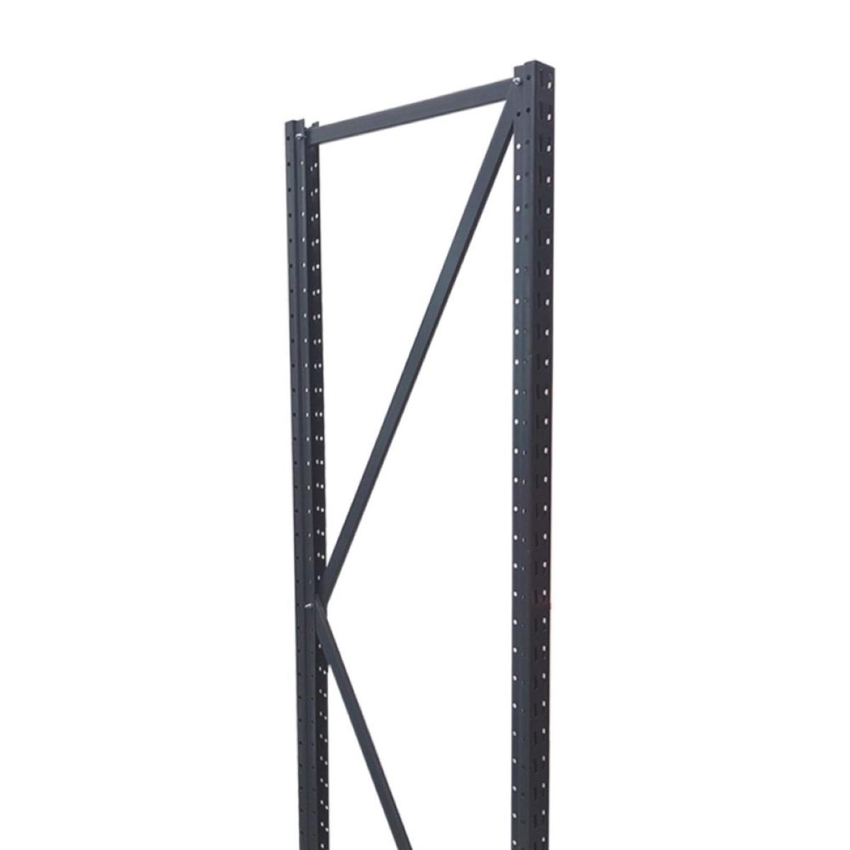 Lateral Mini Porta Paletes 200x600 cm Cinza Grafite Presto - 3