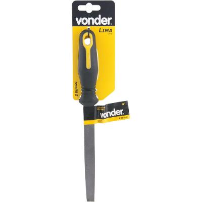 Lima chata bastarda 12" com cabo plástico - Vonder