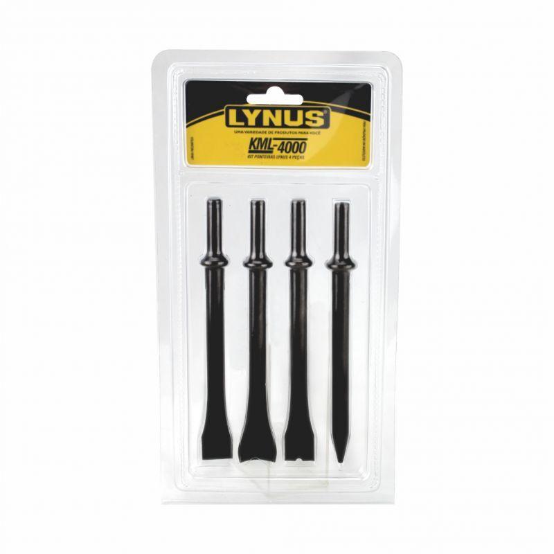 Kit Ponteiras Pneumática com 4 peças KML-4000 Lynus - 1
