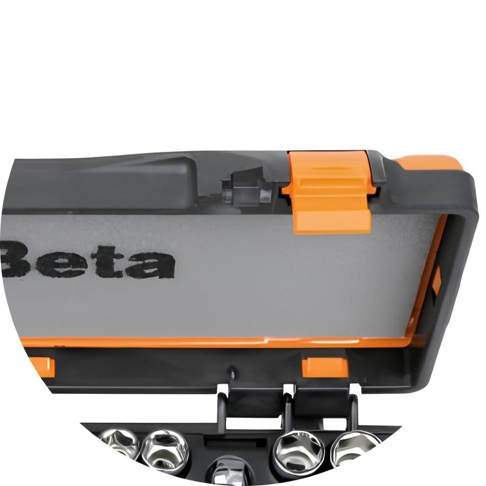 Jogo de Soquetes Sextavados 1/4'' com 39 Peças Catraca Reversível e Estojo Metálico 900/C11 Beta - 3